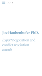 Mobile Screenshot of joehaubenhofer.com